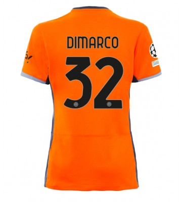 Inter Milan Federico Dimarco #32 Tredje Tröja Dam 2023-24 Kortärmad